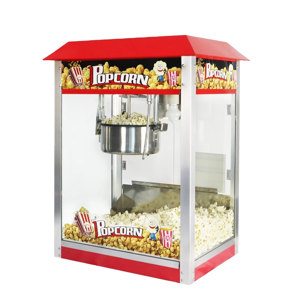 Commercial Popcorn Machine – High Capacity Popcorn Maker – Vifaa Kenya Commercial popcorn machine 1440W heavy duty popcorn maker for cinemas cafes and events Kenya