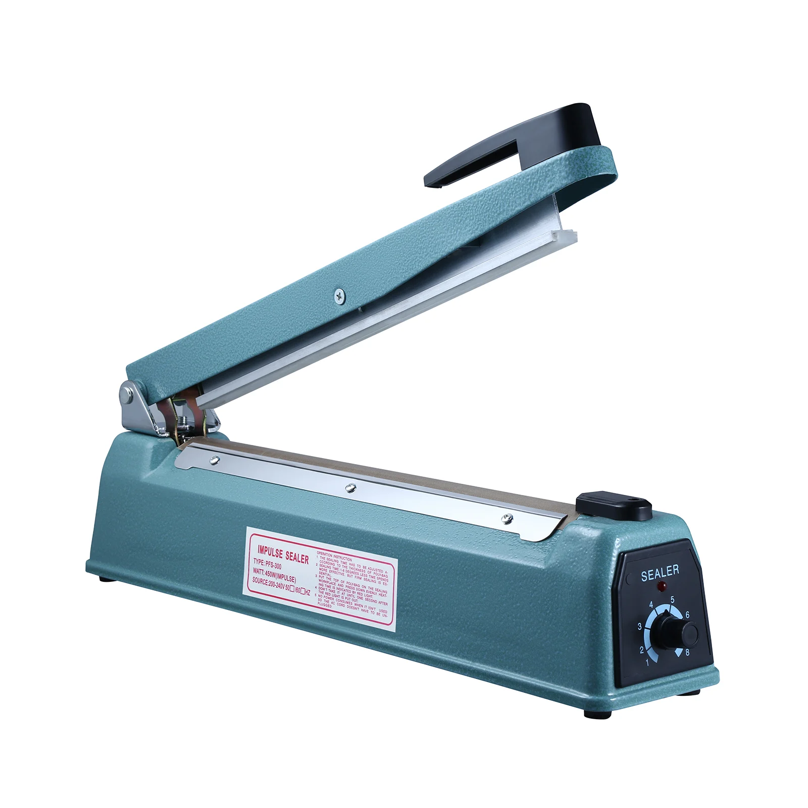 300mm impulse sealer metalic