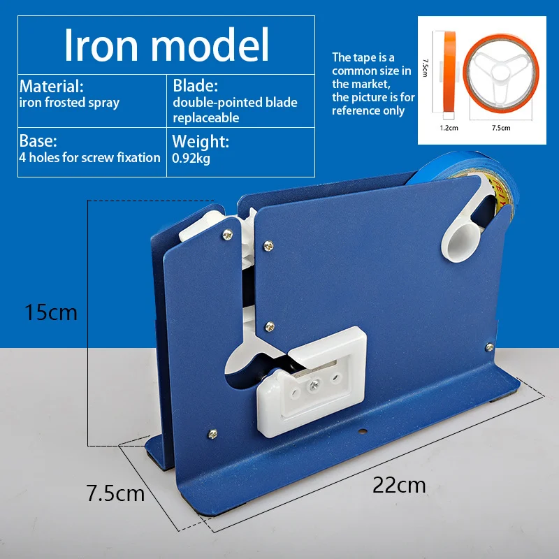 Bag neck sealer manual metal tape dispenser for poly bags and bread packaging Kenya